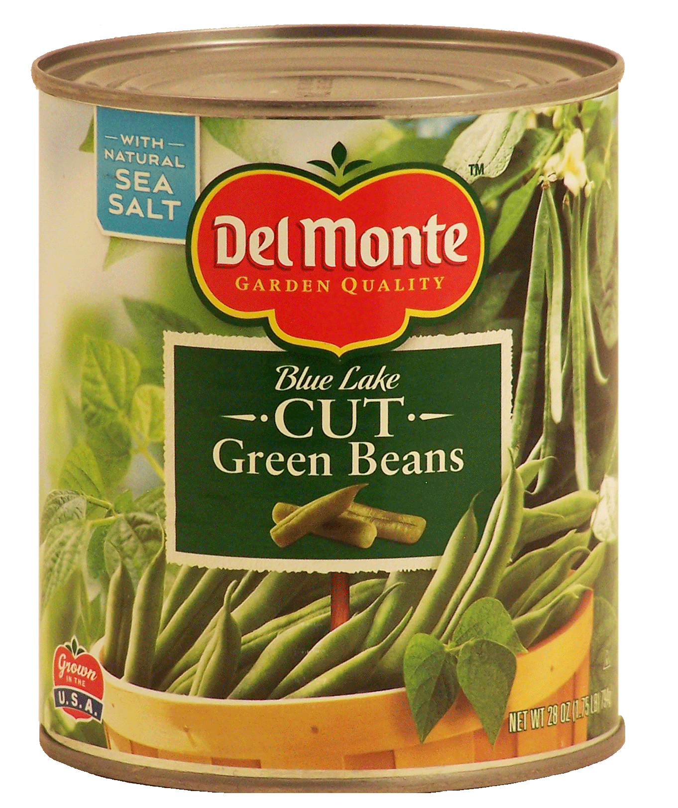 Del Monte  cut green beans blue lake Full-Size Picture